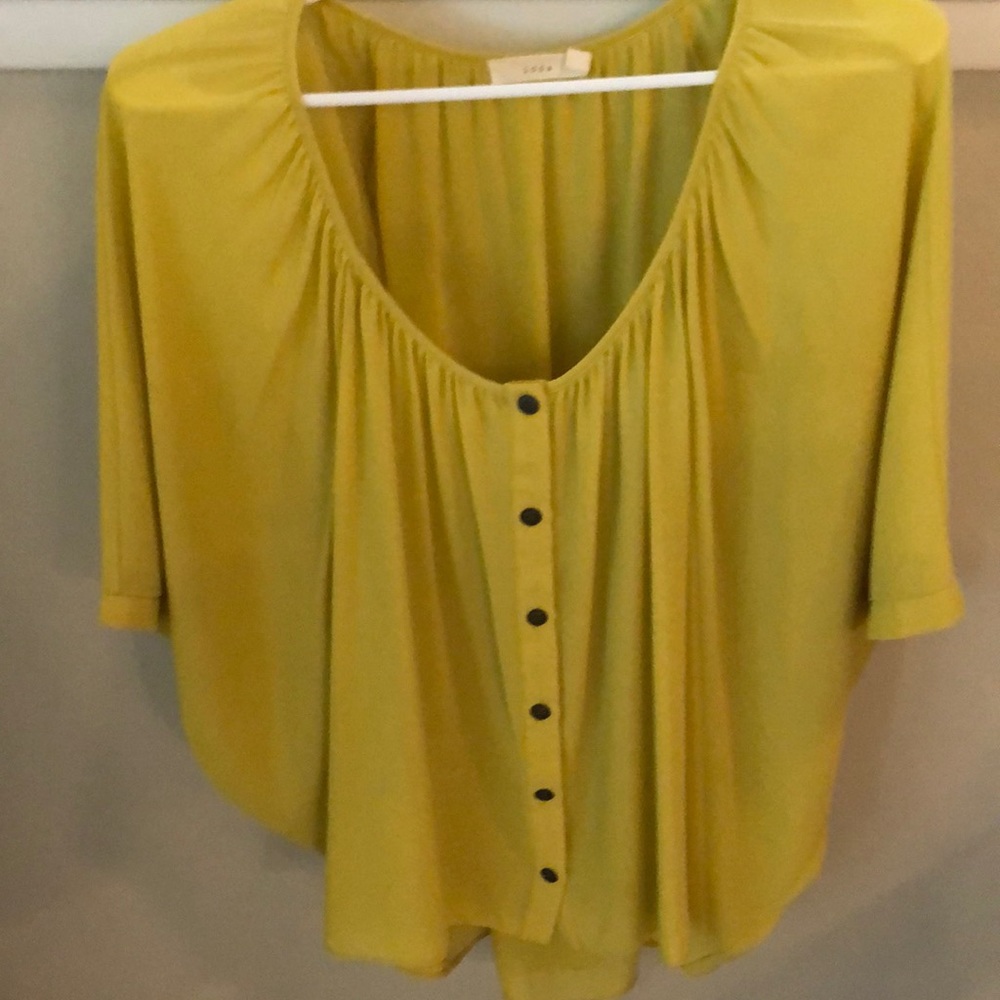 Shirt sleeve blouse